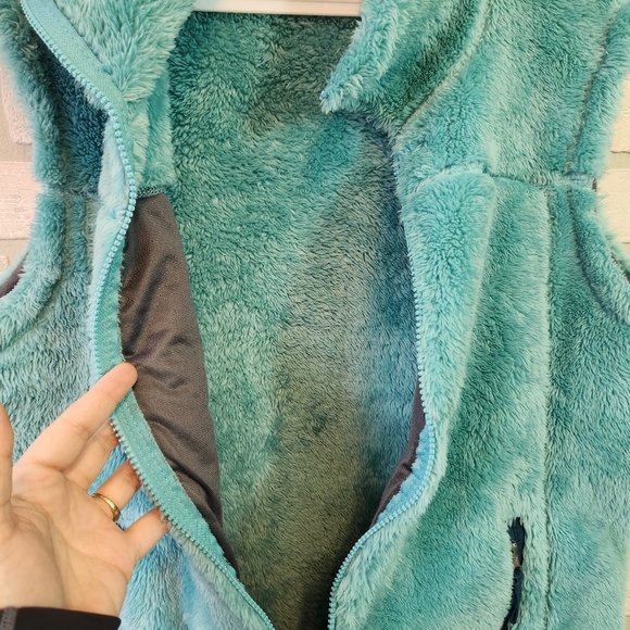 Free Country Womens Teal Soft Cozy Full Zip Vest L - Picture 4 of 13